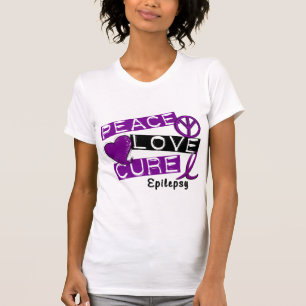 CAMISETA EPILEPSIA DE LA CURACIÓN DEL AMOR DE LA PAZ