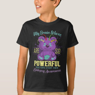 Camiseta Epilepsia Día de Conciencia Lucha Epiléptica Oso P