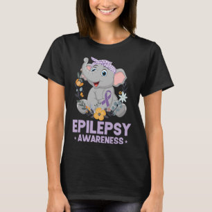 Camiseta Epilepsia divertida Conciencia Flor Cinta de Flore