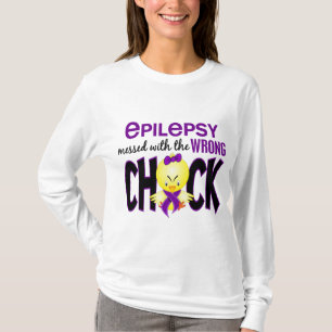 Camiseta Epilepsia ensuciada con el polluelo incorrecto