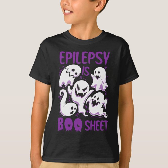 Camiseta Epilepsia es una hoja de boom morado chabolas dive (Anverso)
