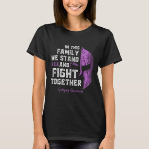 Camiseta Epilepsia Familia Apoyo Conciencia Guerrero Espart