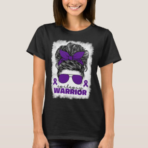 Camiseta Epilepsia Guerrera Para Mujeres Mamá Epilepsia Mor