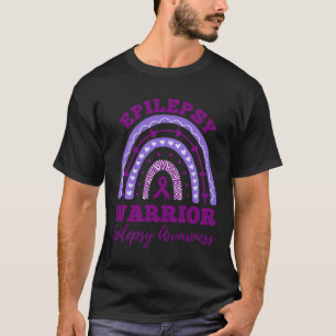 Camiseta Epilepsia Guerrero Epilepsia Conciencia Arcoiris