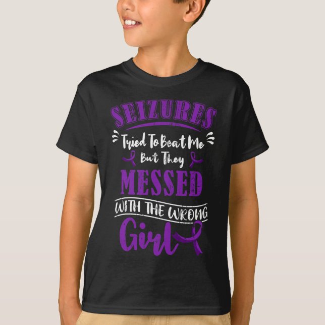 Camiseta Epilepsia Guerrero Epiléptico Chica Trastorno de C (Anverso)