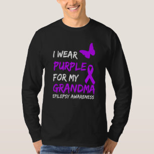 Camiseta Epilepsia Llevo Morado Por Mi Abuela Cinta 1