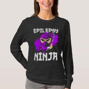 Camiseta Epilepsia Ninja Shinobi Yo Uso Sei Epiléptico Púrp
