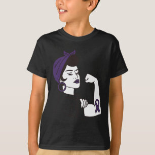Camiseta Epilepsia No Por La Débil Conciencia De La Cinta P