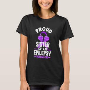 Camiseta Epilepsia Orgullosa Hermana De Un Guerrero Epileps