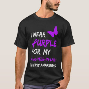 Camiseta Epilepsia Que Uso Púrpura Para Mi Hija En La Ley