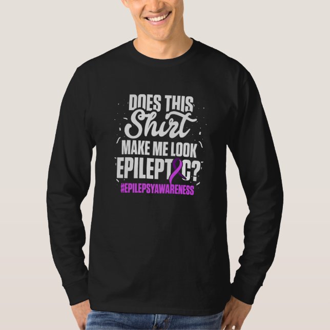 Camiseta Epilepsia Sensibilización Aspecto Superviviente de (Anverso)