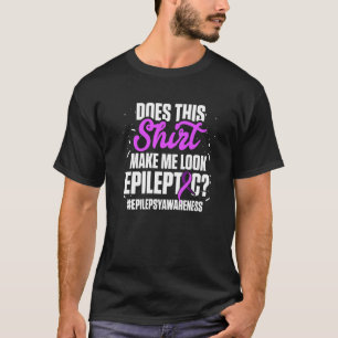 Camiseta Epilepsia Sensibilización Aspecto Superviviente de