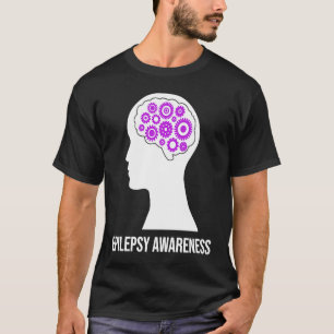 Camiseta Epilepsia Sensibilización Cerebro Consciente Guerr