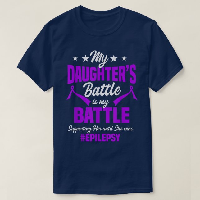 Camiseta Epilepsia Sensibilización Cinta Trastorno de la Co (Diseño del anverso)