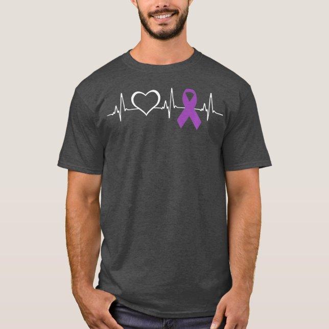 Camiseta Epilepsia Sensibilización Epilepsia Conciencia Cor (Anverso)