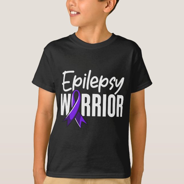 Camiseta Epilepsia Vestimenta guerrera - Epilepsia Concienc (Anverso)