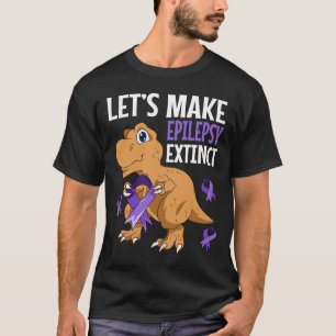 Camiseta Epilepsia Warrior Extinct Dinosaur Epileptic Seizu
