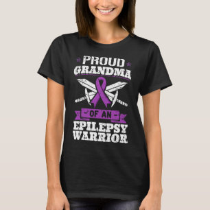 Camiseta Epilepsia Warrior Grandma Epileptic Seizade Disord