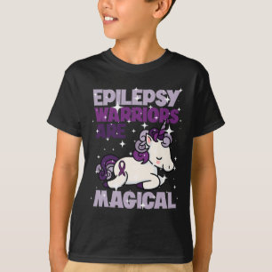 Camiseta Epilepsia Warrit Epileptic Day Purple Unicorn Amor