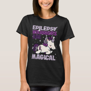 Camiseta Epilepsia Warrit Epileptic Day Purple Unicorn Amor