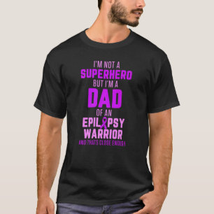 Camiseta Epilepsy Awareness Dad Hero Epileptic Warrior Surv