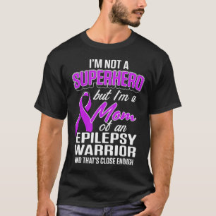 Camiseta Epilepsy Awareness Mom Hero Epileptic Warriv Surv