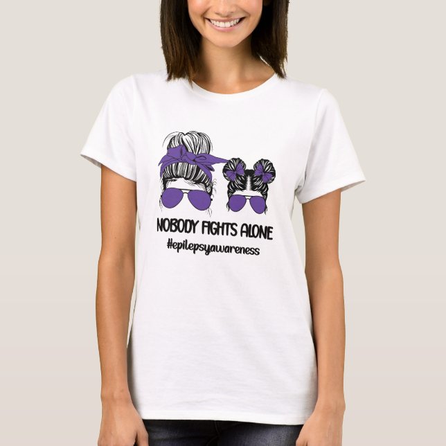 Camiseta Epilepsy Awareness Month | Epilepsy Warrior Family (Anverso)