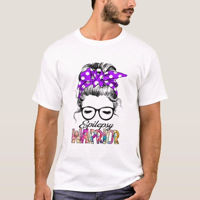 Camiseta Epilepsy Awareness Month Ribbon Gifts (Anverso)