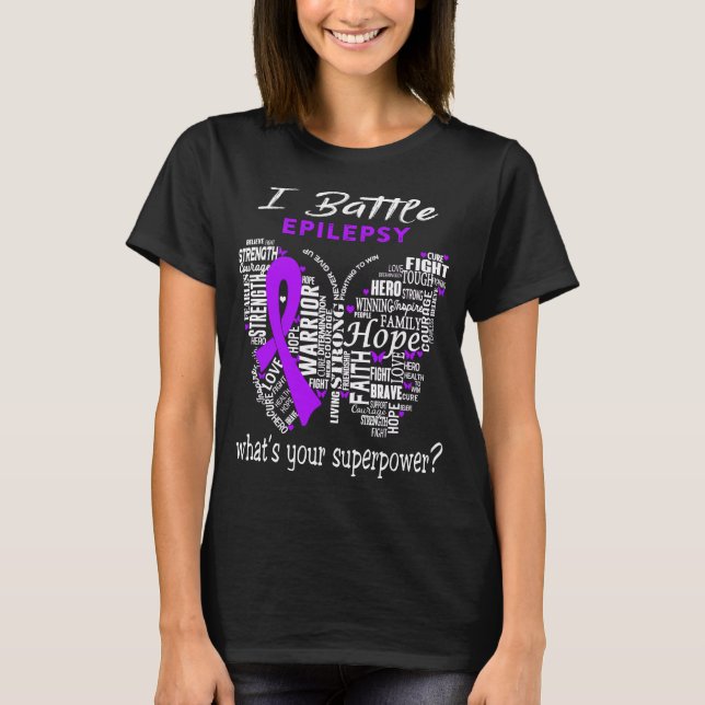 Camiseta Epilepsy Awareness Month Ribbon Gifts (Anverso)