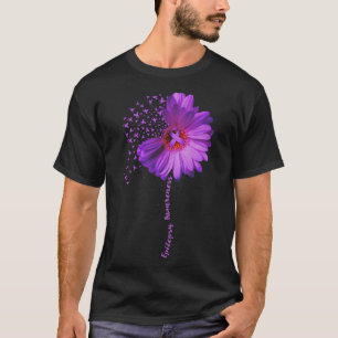Camiseta Epilepsy Awareness Sunflower Ribbon Gift