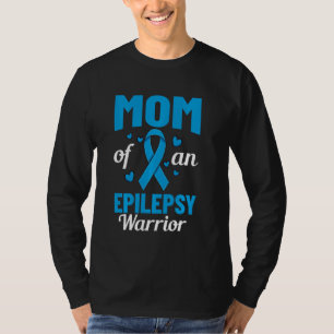 Camiseta Epilepsy Mom Awareness Purple Ribbon Bracelbon War