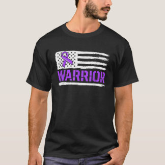 Camiseta Epilepsy Warrior Ribbon Púrpura Epilepsia Concienc