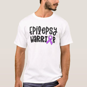 Camiseta Epilepsy Warrior Shirt Kids Purple Ribbon Awarenes