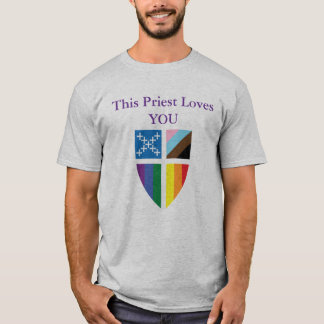 Camiseta Episcopal This Priest Loves You