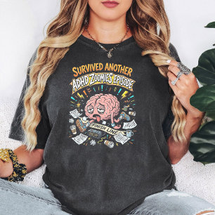 Camiseta Episodio Divertido de Zoomies de TDAH Cerebro