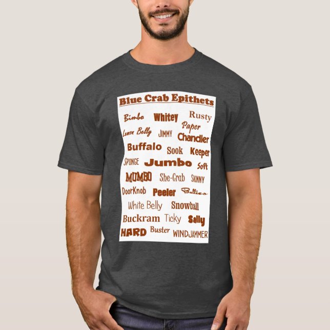 Camiseta Epithets de la bahía de Chesapeake (Anverso)