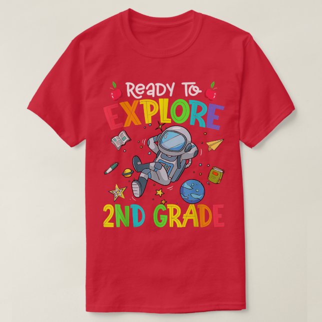 Camiseta Eplore 2º Grado De Vuelta Al Espacio Astronauta Es (Diseño del anverso)