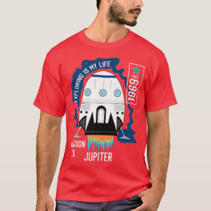 Camiseta Eploring es mi misión de vida a la ilustración de 