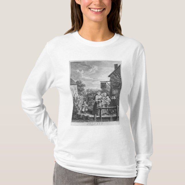 Camiseta Épocas del día, tarde, 1738 (Anverso)