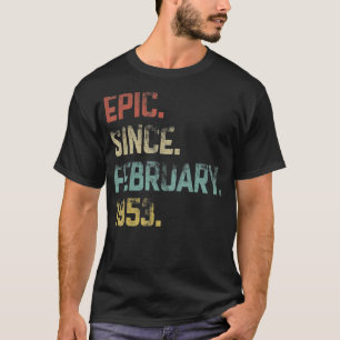 Camiseta Epopeya asombrosa de 70 años desde febrero de 1953