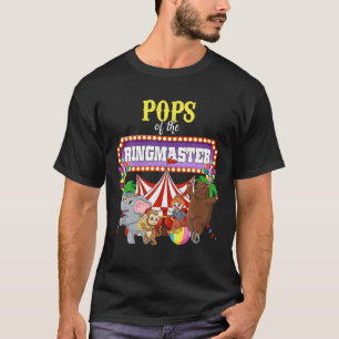 Camiseta Eps Del Fiesta Del Circo De Los Niños Del Ringmast