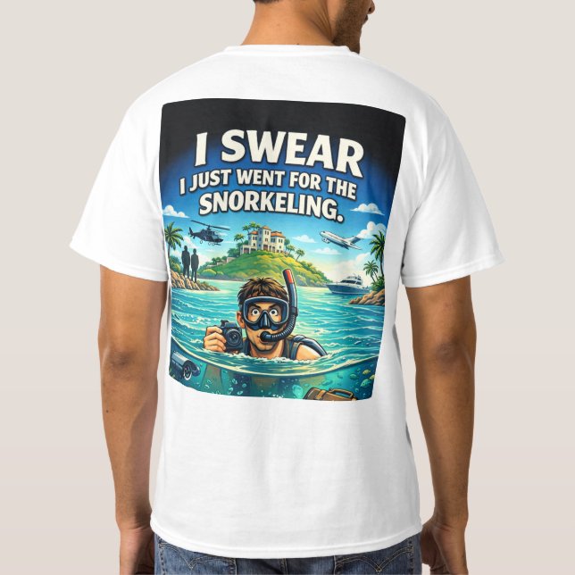 Camiseta Epstien "I just went for the Snorkeling (Reverso)