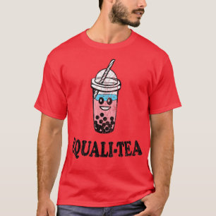 Camiseta Equalitea Funny Boba Bubble Milk Tea Lover Graphic