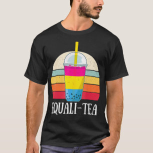 Camiseta Equalitea Pansexual Orgullo Bubble Tea LGBT Pan Bo