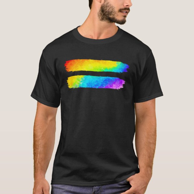 Camiseta Equality LGBT Pride Awareness Month Gay Lesbian LG (Anverso)