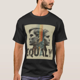 Camiseta Equality Now – Collage de Póster de Protesta Vinta