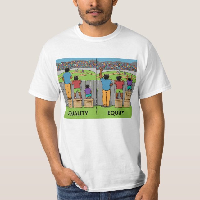 Camiseta Equality vs Equity – Inspiring Social Justice  (Anverso)