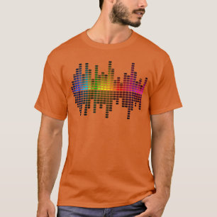 Camiseta Equalizador DJ EDM divertida familia