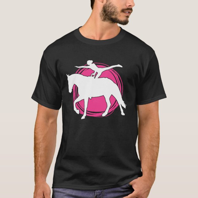 Camiseta Equestrian Vaulting Horse Vaulters Horse vaulting  (Anverso)