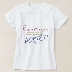 Camiseta Equestrogen: caballo divertido